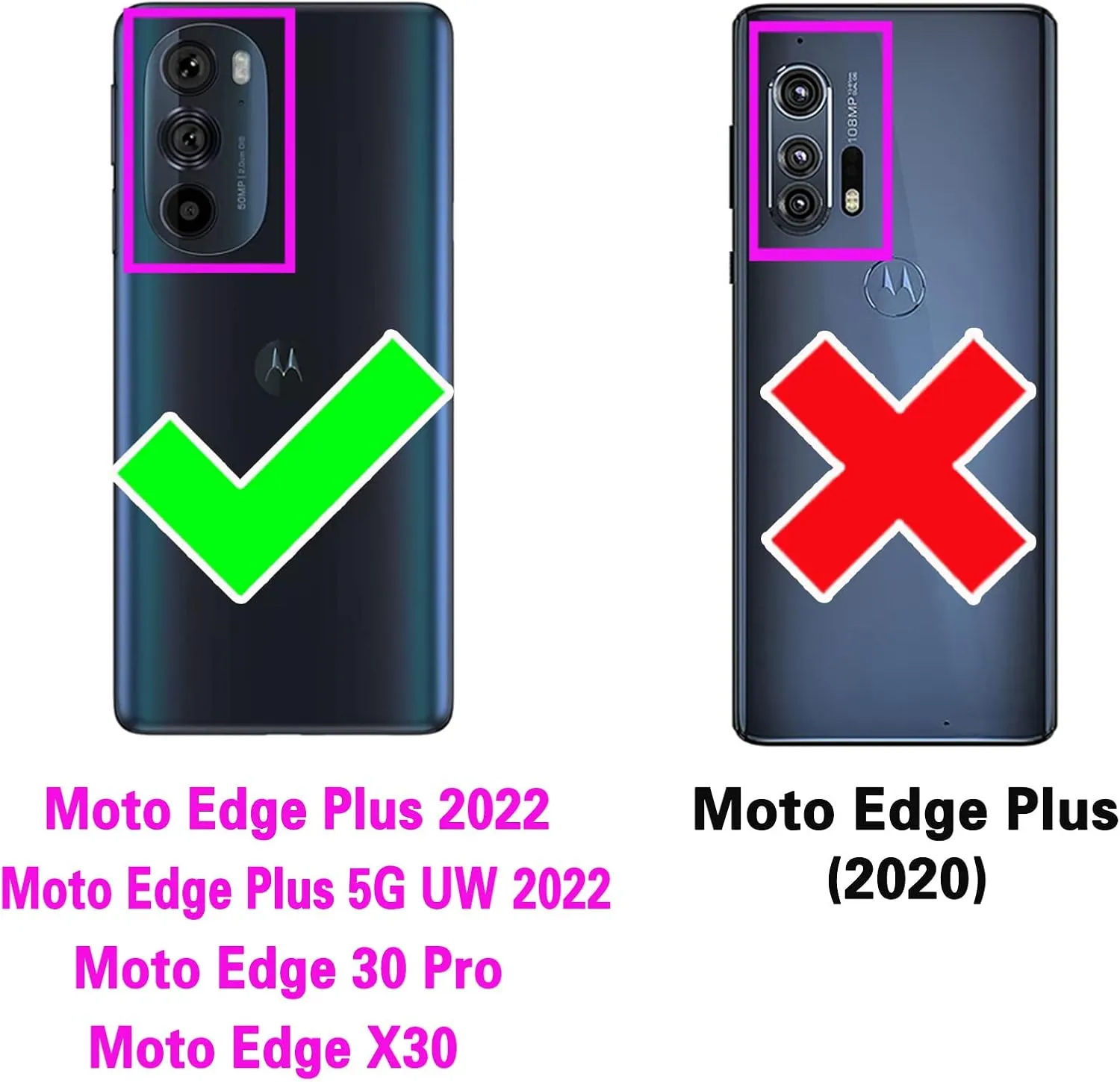 Asuwish Phone Case for Motorola Edge  Plus 2022/Edge X30/30 Pro Wallet Cover with Screen Protector and Mirror PU Leather Flip Cover Card Holder Slot Stand Crossbody Strap Cell Moto Edge   5G UW White