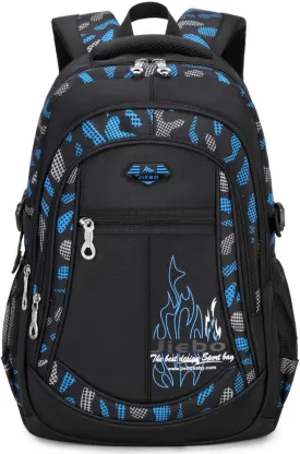 Backpacks for Boys Elementary Middle School Bags Kids Heavy Duty Durable Teenage Student Sturdy Bookbag Travel Waterproof 18in (C-Blue)