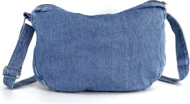 Denim Indigo Hobo Cross Body Bag Womens Shoulder Bag