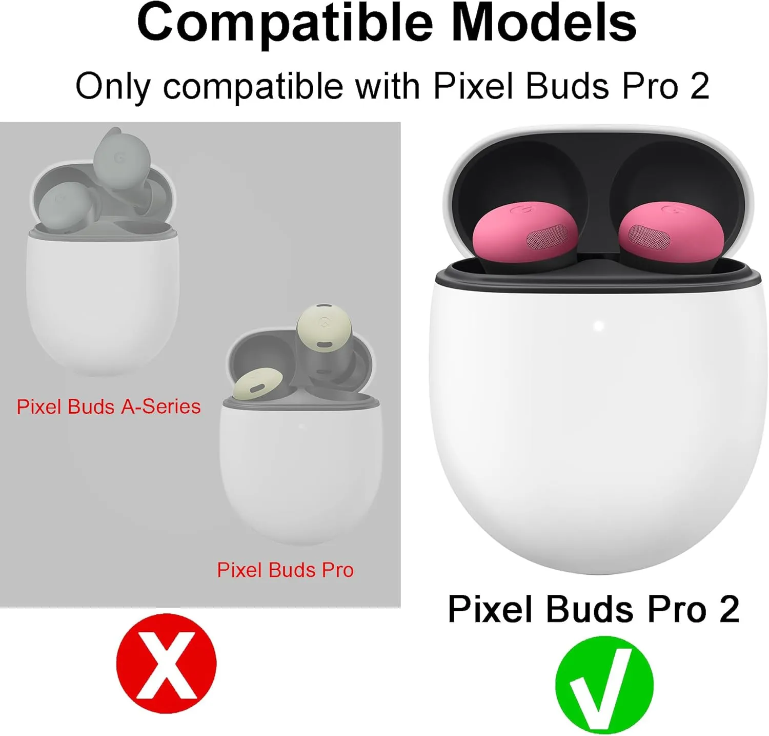 for Pixel Buds Pro 2 Case (2024), Anti-Lost Strap, Silicone Cover with Keychain, Sports Lanyard for Women Men Girl boy Compatible with Google Pixel Buds Pro 2(Coral Orange Case Black Strap)