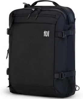 FUL Ridge Collection 18 Inch Laptop Backpack, Cruiser Padded Computer Bag for Commute or Travel, Black, One Size