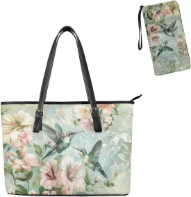 Handbags for Women Shoulder Bags Tote Satchel Hobo 2pcs Purse Set