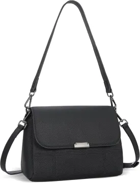 Iswee Genuine Leather Purses for Women Crossbody Bags Designer Shoulder Handbags Ladies Purses Casual Bag