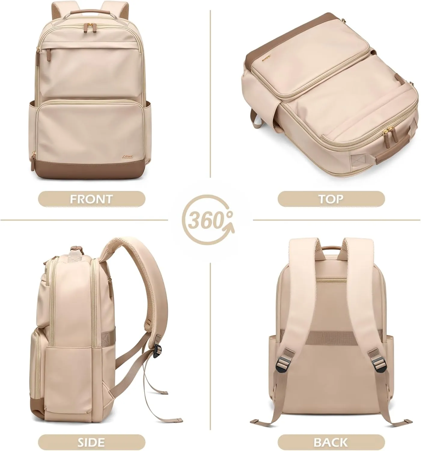 Laptop Backpack for Women Men 16 Inch Laptop Bookbag Waterproof Bags Computer Adult Backpacks Business Daily Purse Bag with Laptop Compartment