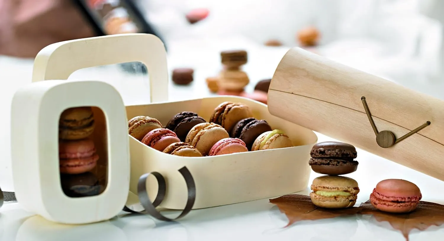 PacknWood 210MACINS3 -Clear Plastic Macaron - macaroon clear boxes- macaron storage box- macaroon box-macaron plastic insert-macarons bulk- (3.6" X 2.6") - Case of 150