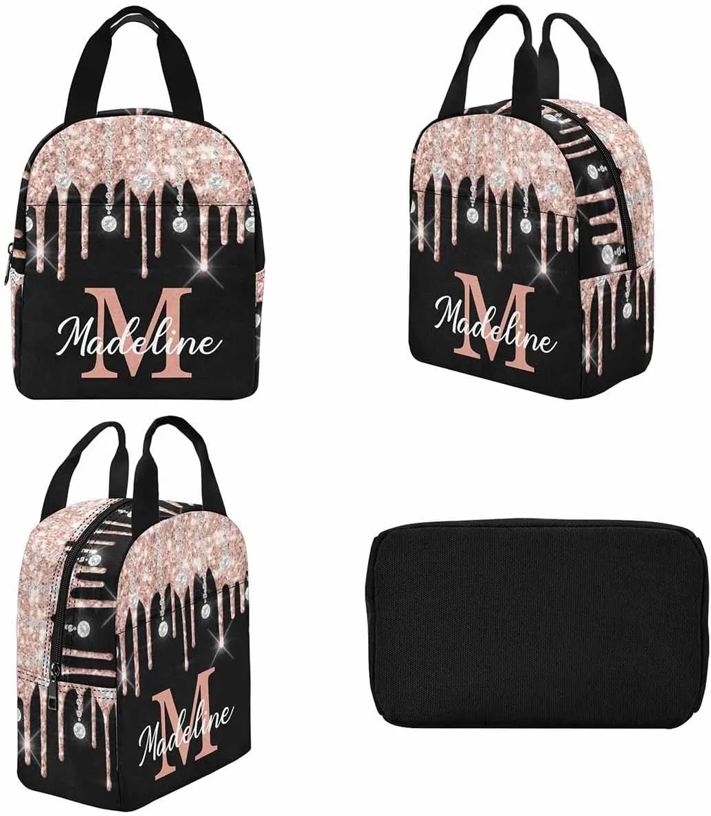 Personalized Casual Unisex School Bags Backpack Ice-Cream Colorful Magical College Shoulders Backpacks with Name
