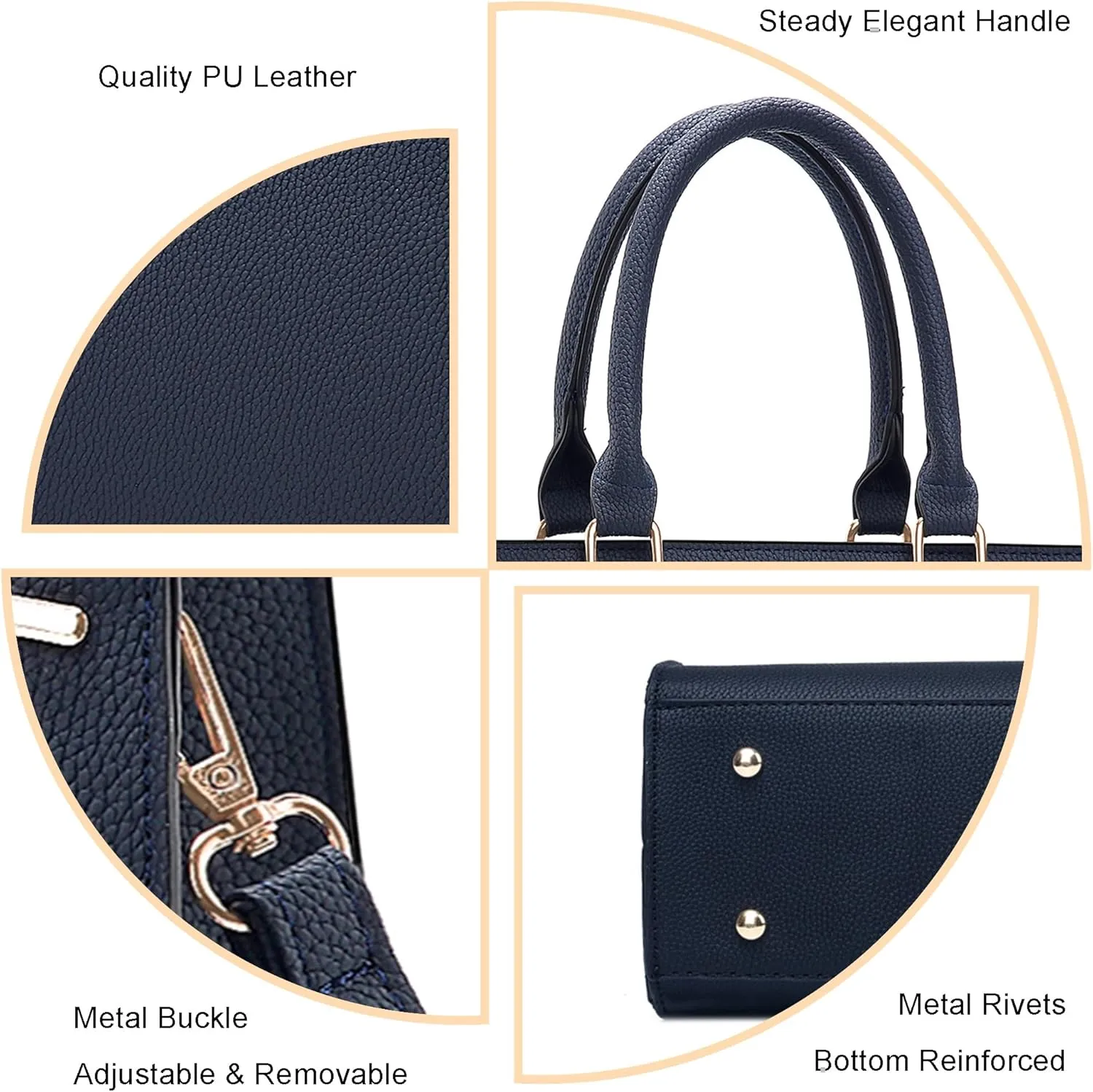 Purses for Women Crossbody Handbags Bags for Womens Shoulder Purse PU Leather Satchel Tote Bag Top Handle