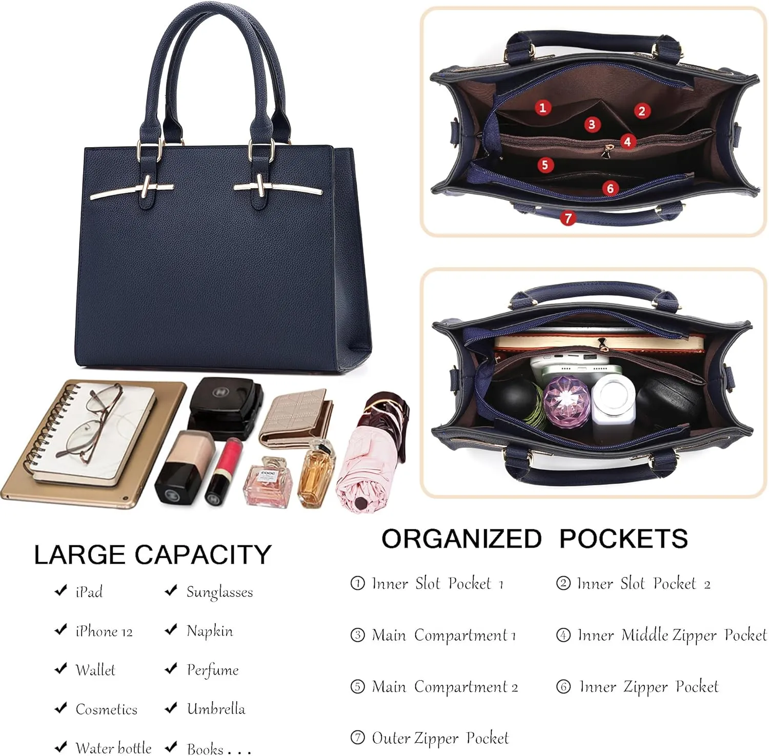 Purses for Women Crossbody Handbags Bags for Womens Shoulder Purse PU Leather Satchel Tote Bag Top Handle