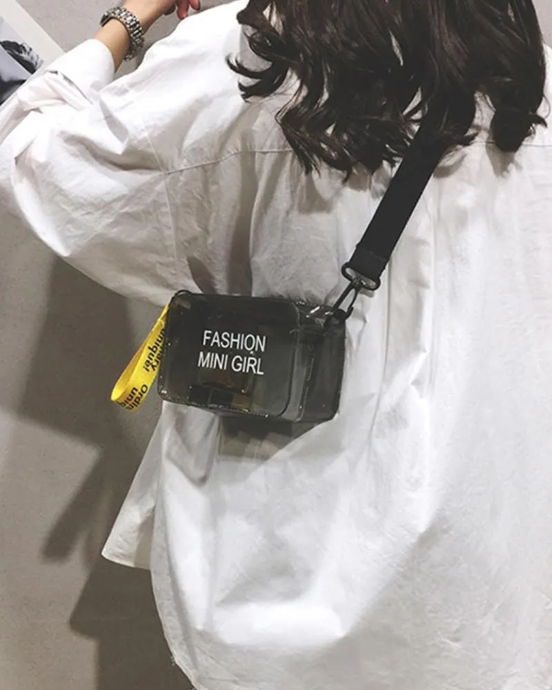 Small Transparent Jelly Bags Jelly Purses Women's Crossbody Bag Clear Shoulder Bags for women PVC Handbags