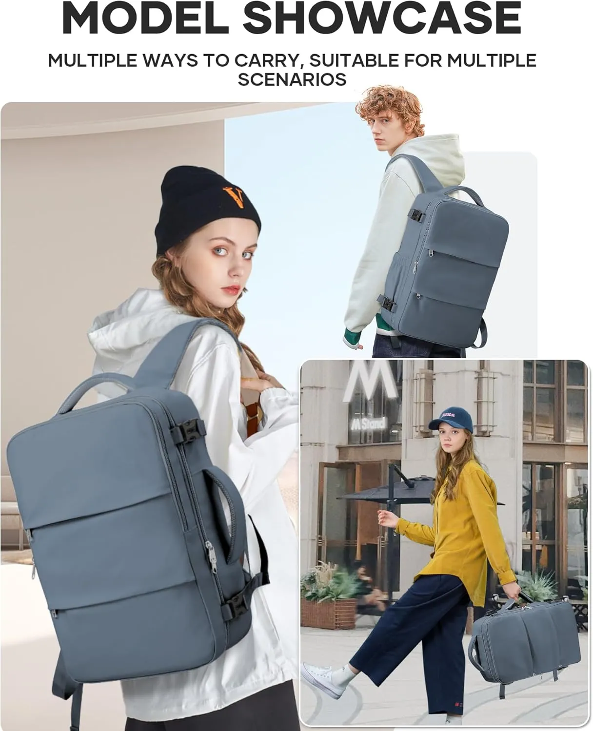 Travel Backpack For Women Men Carry On Backpack For Traveling On Airplanes Personal Item Travel Bag laptop backpacks
