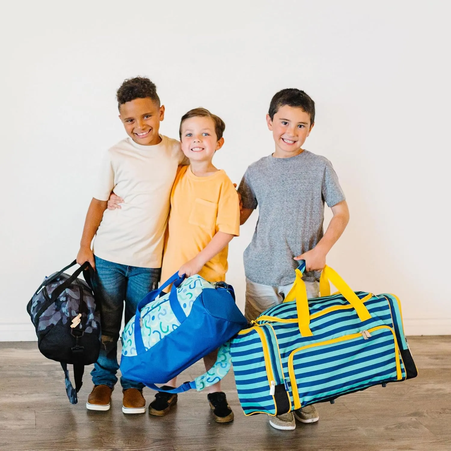 Wildkin Kids Weekender Duffel Bag  Carry-On Size for School, Travel, & Sleepovers
