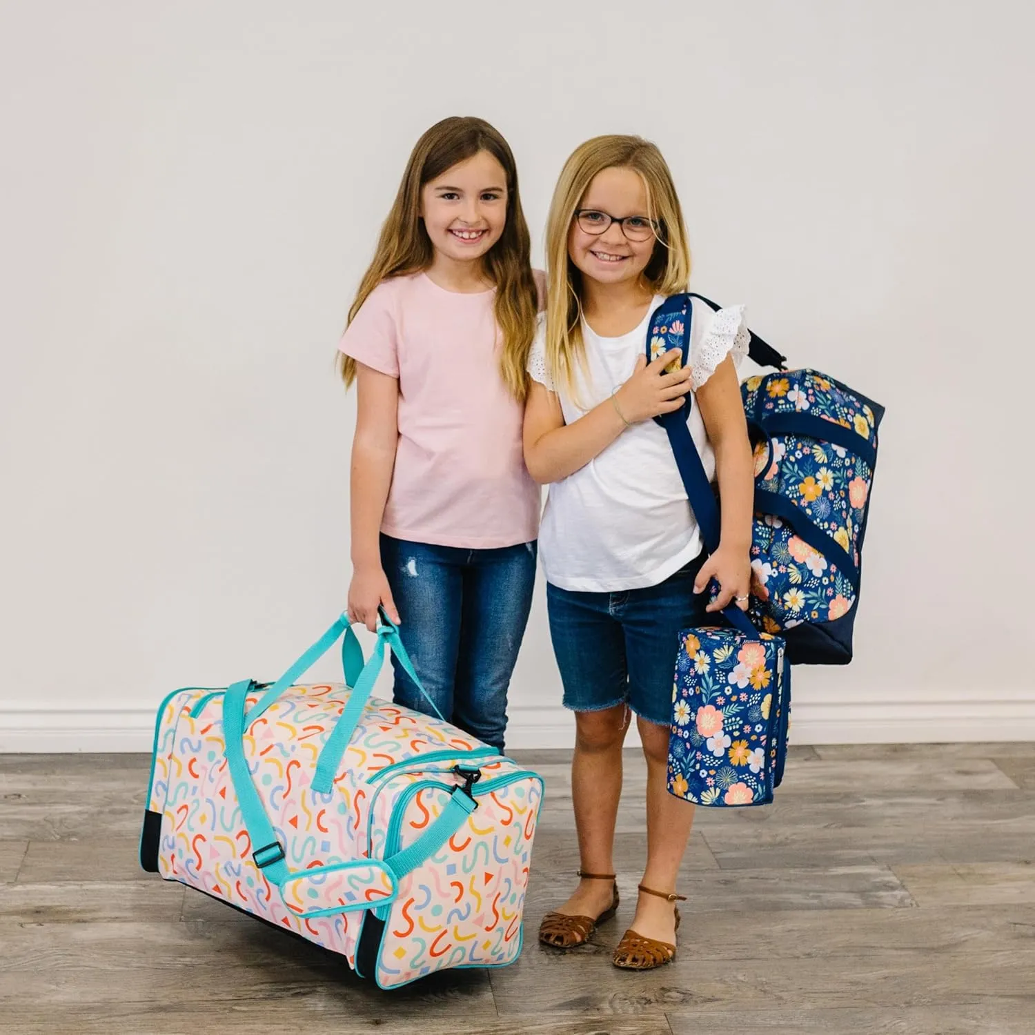Wildkin Kids Weekender Duffel Bag  Carry-On Size for School, Travel, & Sleepovers