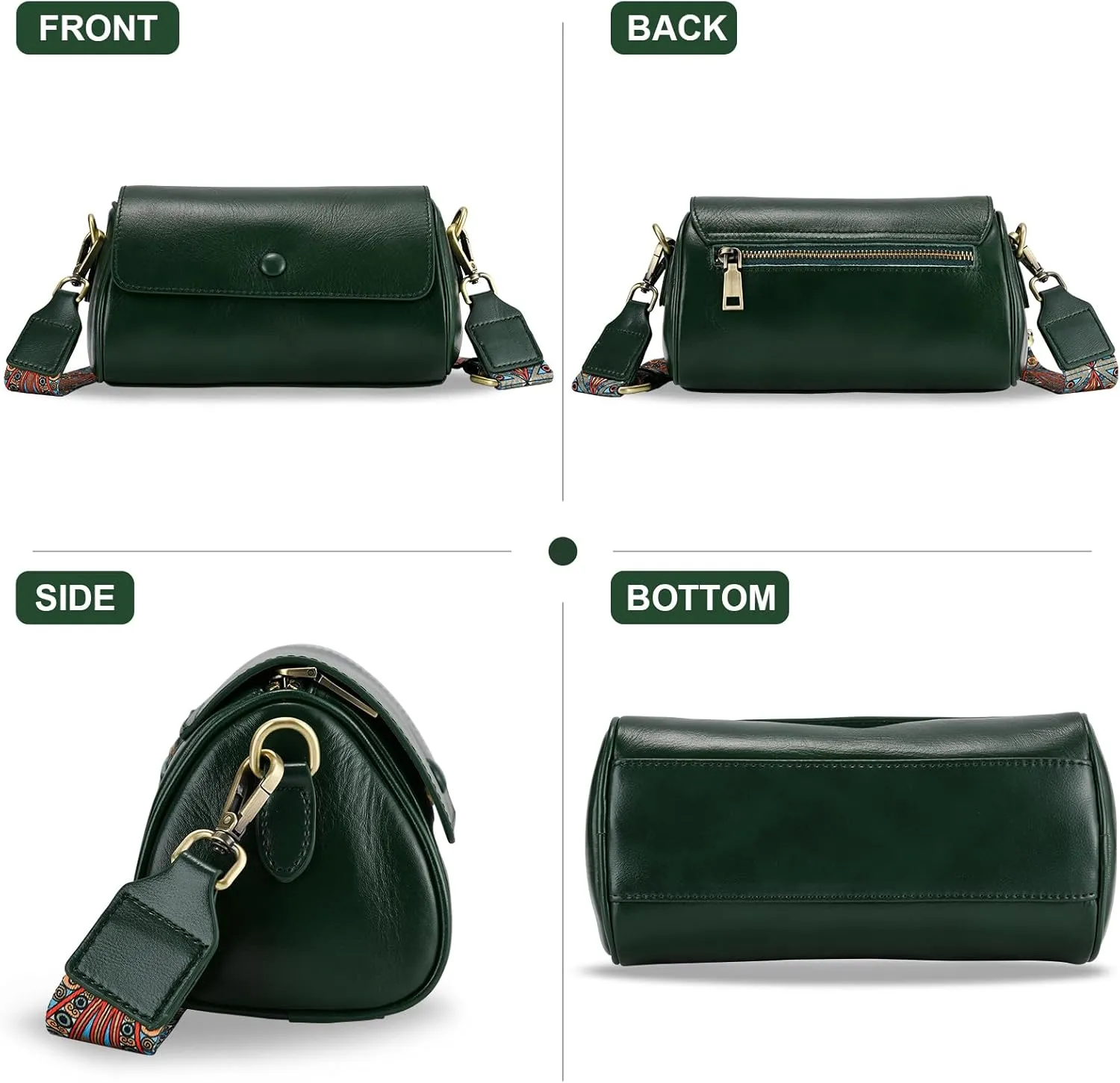 Yonami Genuine Leather Purses for Women  Versatile Crossbody Bags for Women, Perfect Small Purse for Everyday Use